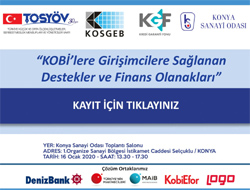 KOBİ'lere Girişimcilere Sağlanan Destekler ve Finans Olanakları Toplantısı 10 Ocak 2020 Cuma 17:55