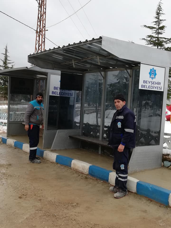 Beyşehir Belediyesi'nden Mahallelerde Bekleme Durağı Hizmeti